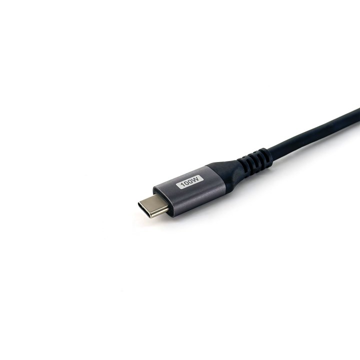 Cable Usb-c Macho - Usb-c Macho Acodado 90º 1 Metro Equip 5a 100w 480mbps