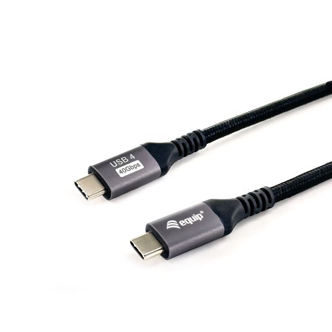 Cable Usb-a Macho Usb-c Macho Usb 4 Gen2x2 1.2m Transferencia 20g 100w 4k Color Negro
