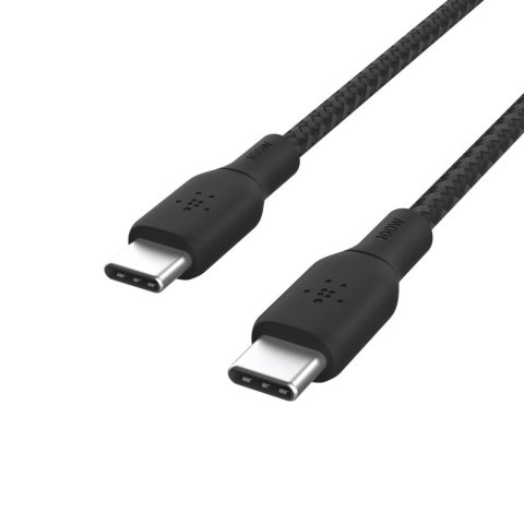 Cable Belkin Cab014bt2mbk Usb-c A Usb-c Boost Charge 2m 100w Doble Tranzado Negro