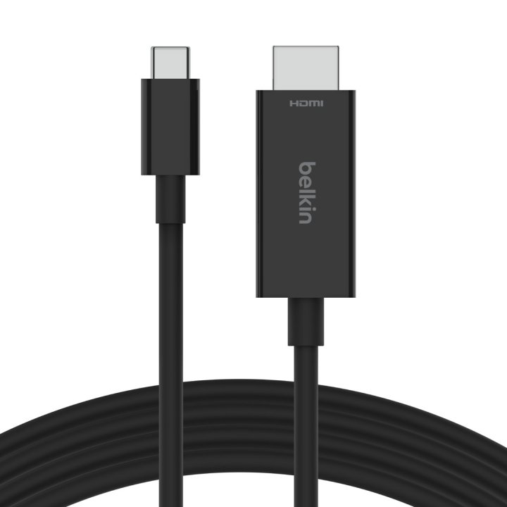 Cable Hdmi Belkin Avc012bt2mbk Hdmi 2.1 Macho A Usb-c Macho Pasivo 2m Displaypor Alt Mode