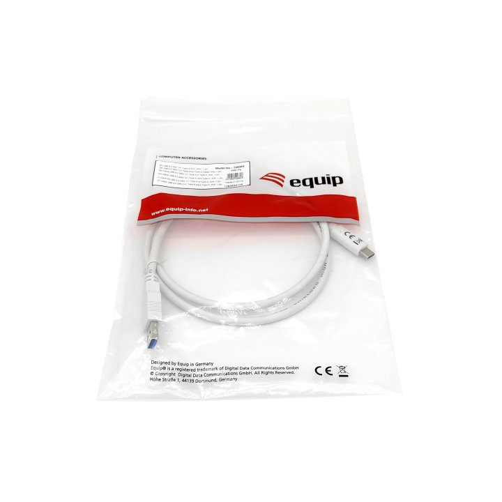 Cable Usb-a Macho Usb-c Macho Usb 3.2 2m Transferencia 5g 3a Color Blanco