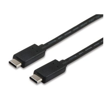 Cable Usb-c Macho A Usb-c Macho 1m Equip 12834207 Para Carga (3a) O Datos (10gb s)