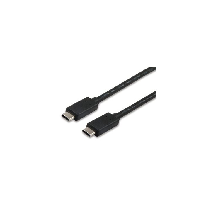 Cable Usb-c Macho A Usb-c Macho 1m Equip 12834207 Para Carga (3a) O Datos (10gb s)