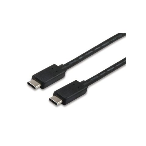 Cable Usb-c Macho A Usb-c Macho 1m Equip 12834207 Para Carga (3a) O Datos (10gb s)
