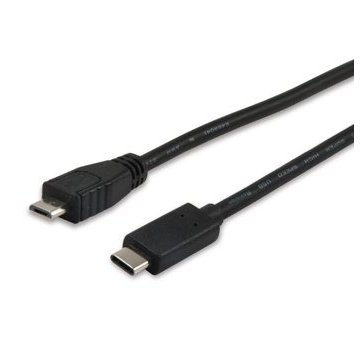 Cable Usb-c A Usb Micro B Macho 1 Metro Equip 12888407 Para Carga (3a) O Datos (480mb s)