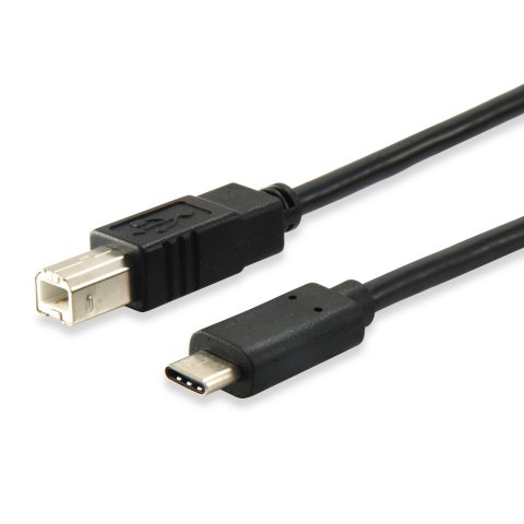 Cable Usb-c A Usb-b 2.0 Macho 1 Metro Equip 12888207 (carga 3a) Velocidad 480mb s