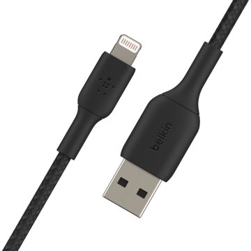 Cable Belkin Caa002bt1mbk Lightning Usb-a Trenzado Boost Charge 1m Negro 2