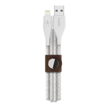 Cable Belkin F8j236bt04-wht Duratek Lightning A Usb-a 1.2m Blanco