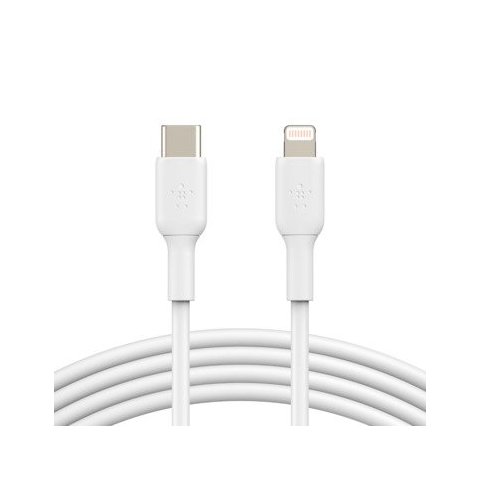Cable Belkin Caa003bt1mwh Usb-c A Lightning Boost Charge 1m Color Blanco