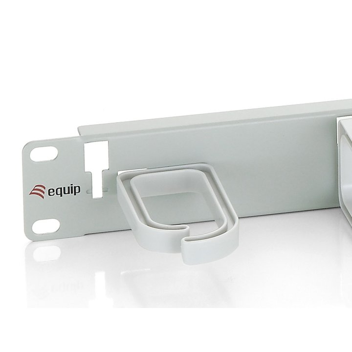 Kit 5 Uds Panel Organizador De Cables Color Blanco Para Armario Rack