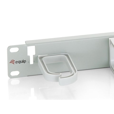 Kit 5 Uds Panel Organizador De Cables Color Blanco Para Armario Rack