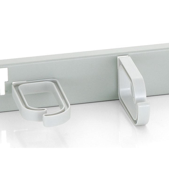Kit 5 Uds Panel Organizador De Cables Color Blanco Para Armario Rack