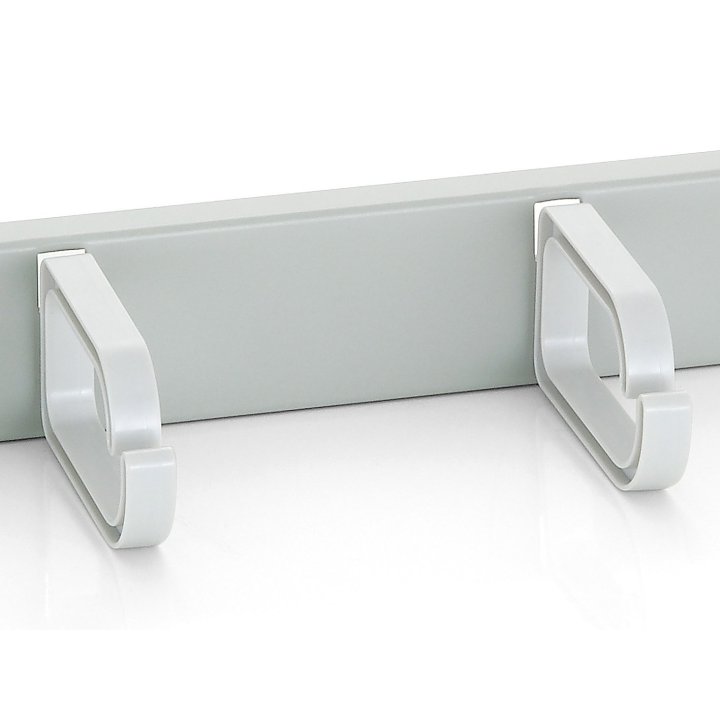 Kit 5 Uds Panel Organizador De Cables Color Blanco Para Armario Rack