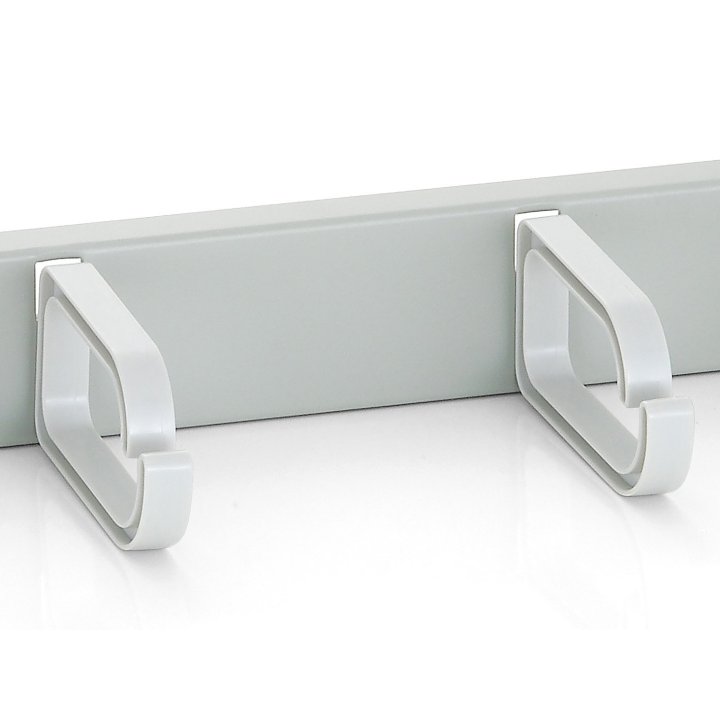 Kit 5 Uds Panel Organizador De Cables Color Blanco Para Armario Rack