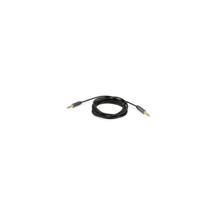 Cable Audio Mini Jack 3.5mm Macho A Mini Jack 3.5mm Macho Carcasa Metalica Alta Calidad 2.5m