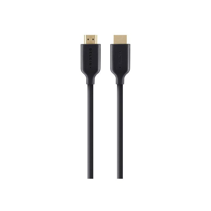 Cable Hdmi Belkin F3y021bt1m Alta Velocidad Con Ethernet 1m Color Negro
