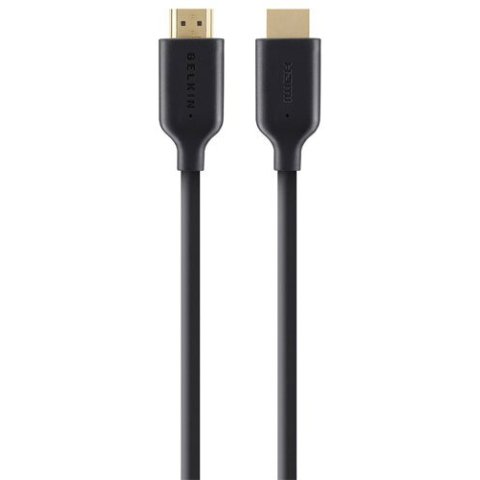 Cable Hdmi Belkin F3y021bt1m Alta Velocidad Con Ethernet 1m Color Negro