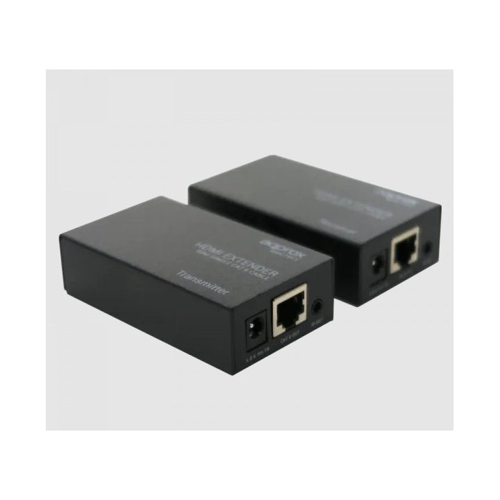 Extensor Hdmi Con Cable Rj45 Cat 6 (30m) Approx Soporta Resoluciones 1080p, 3d Y Sonido Dts Y Dolby Truehd