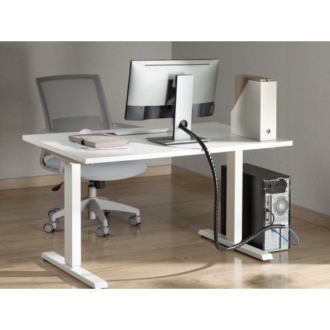 Organizador De Cables En Espiral Equip 650868 Con Clip 2.5 Metros Color Negro