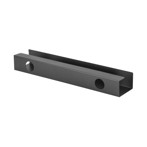 Organizador De Gestion De Cables Equip 650863 Color Negro Oculta Cables Y Regletas De Alimentacion