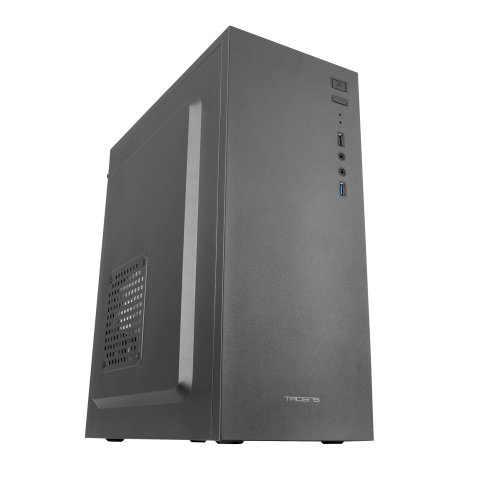 Caja Atx Semitorre Tacens Alux Usb 3.0 Ventilador 120mm Incluido Frontal Metalico Sistema De Guiado De Cables Sin Fuente De A