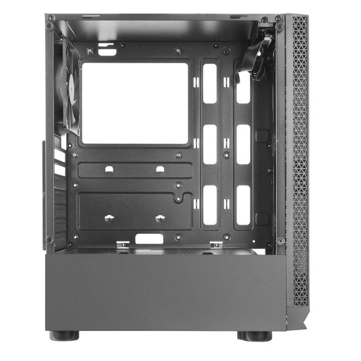 Caja Atx Semitorre Mars Gaming Mcn2 Color Grafito Frontal Liso Ventana Lateral Completa Sin Fuente De Alimentacion