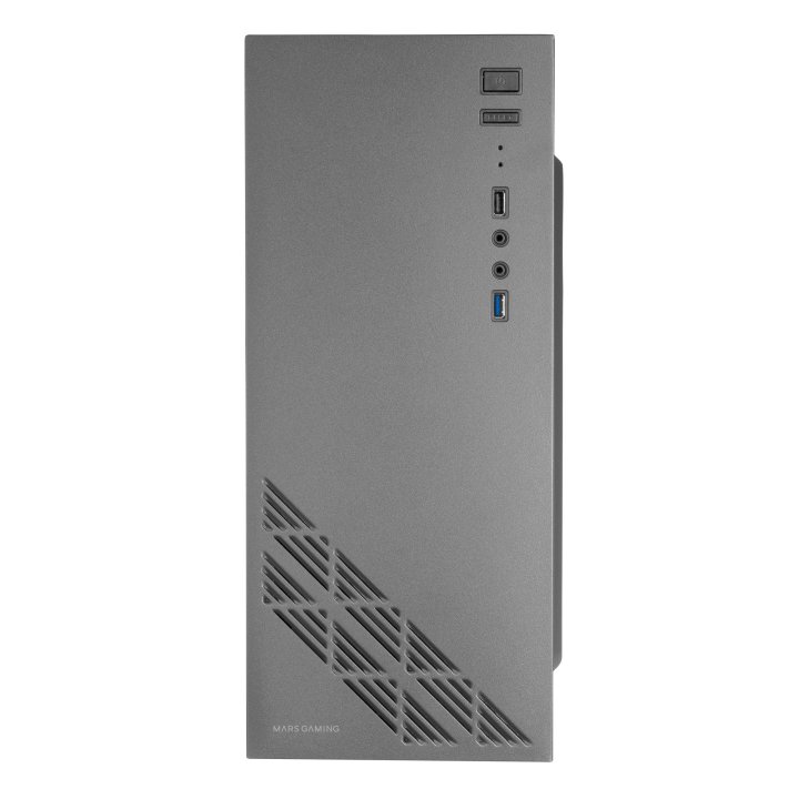 Caja Atx Semitorre Gaming Mars Gaming Mc100 Black Frontal Y Chasis En Acero Ultra-ligero 1xventilador 120mm Trasero Rgb Venta