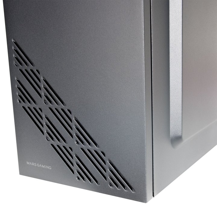 Caja Atx Semitorre Gaming Mars Gaming Mc100 Black Frontal Y Chasis En Acero Ultra-ligero 1xventilador 120mm Trasero Rgb Venta