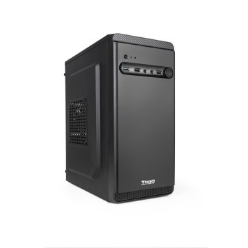 Caja Minitorre Tooq Tqc-4702u3c-b Matx Negra 1xusb 3.0 2xusb 2.0 Audio Hd Vga Max 250mm