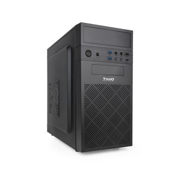 Caja Minitorre Matx Tooq Tqc-4701u3c-b Micro Atx mini Itx Negra Frontal 2xusb3.0 1xusb2.0 Audio Lector De Tarjetas