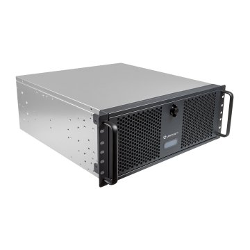 Caja Rack 19" Unykach 4u Atx Color Plata Negro 3 Bahias 1xusb3.0 1xusb-c F.a Atx reduntante