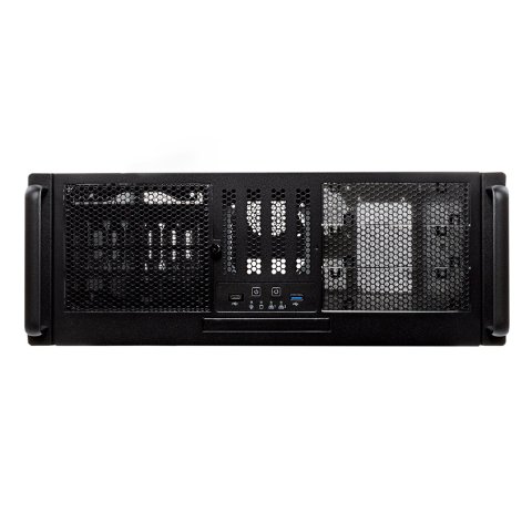 Caja Rack 19" 4u Unykach Uk4329 Rejilla Frontal Con Filtro Antipolvo Usb 3.0 Y Usb Type C 2ªgen