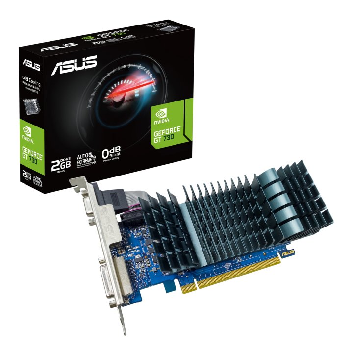 Vga Asus Gt730-sl-2gd3-brk Gddr3 Hdmi Dvi Vga 2560x1600 902 Mhz Cuda 384