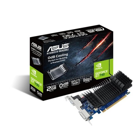 Vga Asus Gt730-sl-2gd5-brk Gddr5 Vga, Dvi, Hdmi 2560x1600 Clock 902 Mhz Memory 5010 Mhz 64bit
