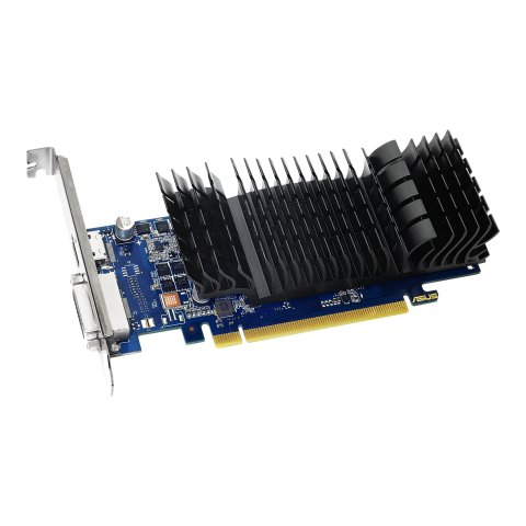 Vga Asus Gt1030-sl-2g-brk (perfil Bajo) Hdmi Dvi 1920x1200 Clock   1506 Mhz Memory 6008 Mhz 64bit, Sin Ventilador