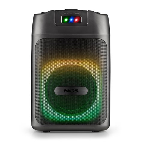 Altavoz Portatil Ngs Wild Club  80w Con Luces Láser Compatible Con Tecnología Bt Y Tws.  Bateria