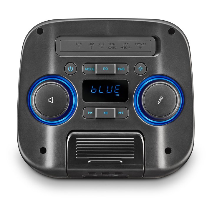 Altavoz Portatil Ngs Wild Club  80w Con Luces Láser Compatible Con Tecnología Bt Y Tws.  Bateria