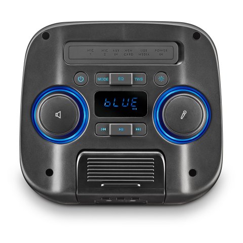 Altavoz Portatil Ngs Wild Club  80w Con Luces Láser Compatible Con Tecnología Bt Y Tws.  Bateria