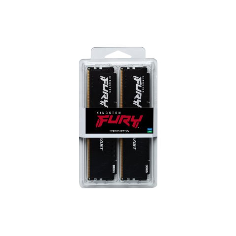 Ddr5 32gb Kit - 32 Gb  2 X 16 5200mhz Kingston Fury Beast Pc5-41600 Kf552c40bbk2-32
