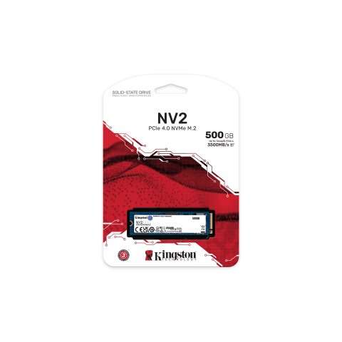 Disco M.2 500gb Kingston Pcie Nvme Nv2 Gen 4,0 X4 Snv2s 500g
