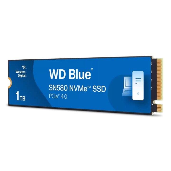 Disco M.2 1tb Western Digital Blue Sn580 Nvme Pcie 4,0-x4 (escritura 4150mb s) Wds100t3b0e