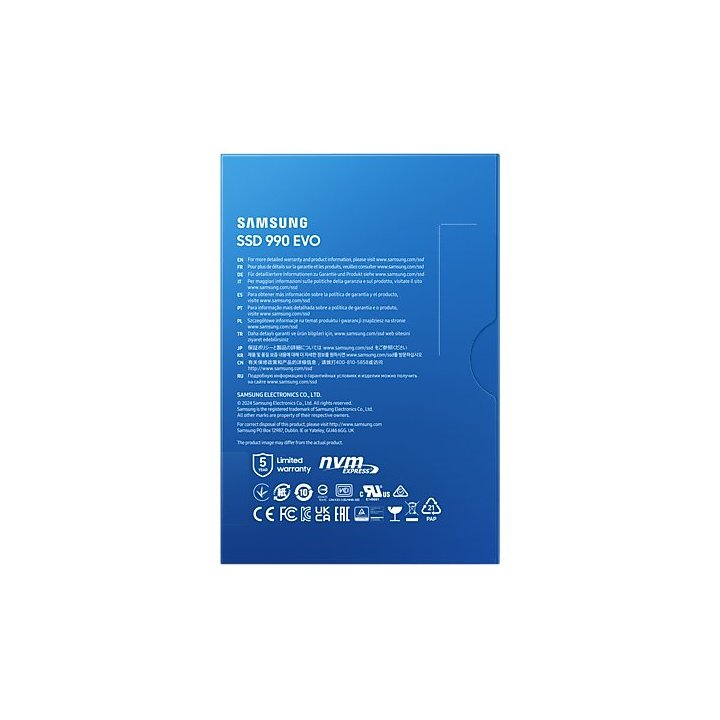 Disco Ssd M.2 1tb Samsung Serie 990 Evo Pcie 4.0 Nvme Mz-v9e1t0bw
