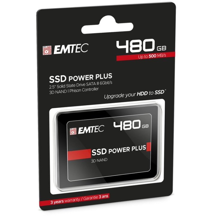 Disco Ssd Sata3 480gb Power Plus X150 Emtec (500mb s Escritura) Ecssd480gx150