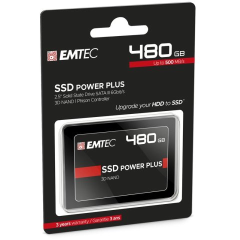Disco Ssd Sata3 480gb Power Plus X150 Emtec (500mb s Escritura) Ecssd480gx150