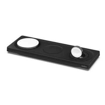 Base De Carga Inalambrica Belkin Wiz016vfbk Magsafe 3 En 1 Apple Iphone Airpods Watch Negro 2