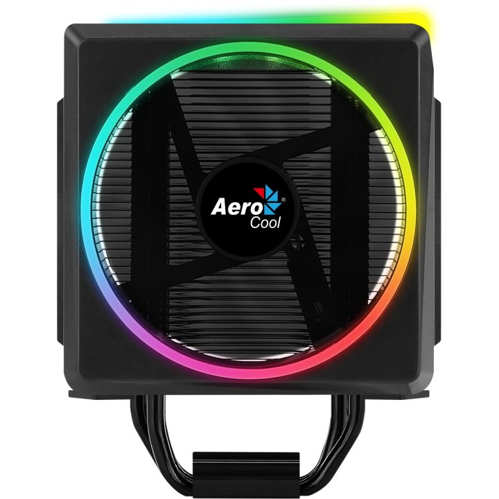 Ventilador Con Disipador Para Cpu Aerocool Cylon4 Rgb 145w 4 Heatpipes Ventilador 120mm Pwm Con Anillo Led Rgb Compatibilidad