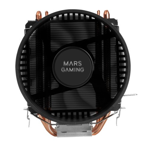 Ventilador Con Disipador Para Cpu Mars Gaming Mcpubk 4 Heatpipes Disipador De Aluminio Ventilador Pwm 110mm Tdp Hast 160w