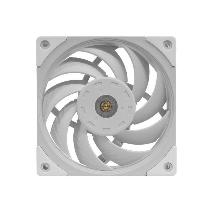 Ventilador Interno Mars Gaming Mfnc Blanco 12x12cm Rodamiento Fdb De Cobre Hiperbalanceado Ultrasilencioso Conexion Pwm