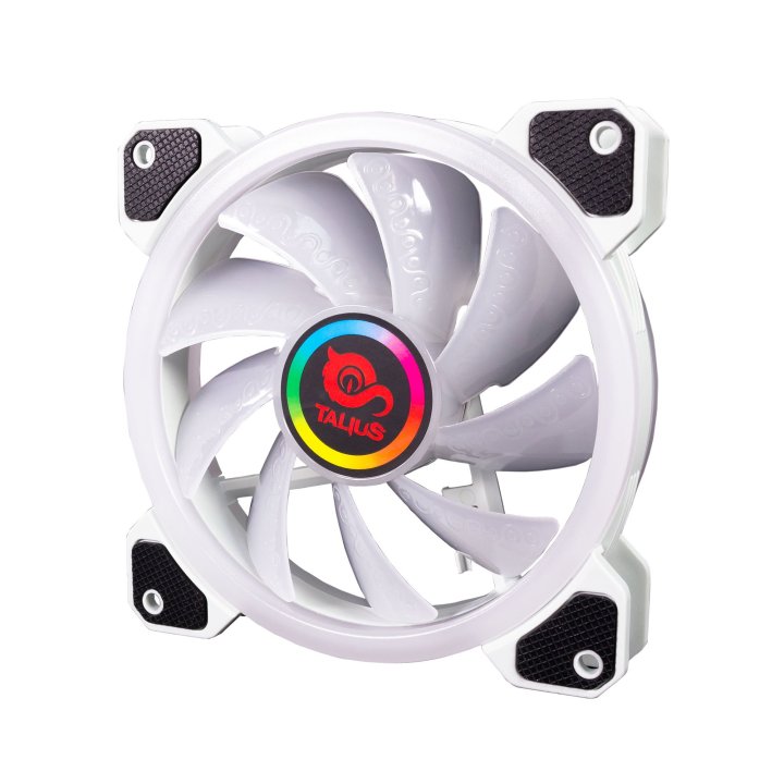 Talius Ventilador Caja Rgb Iris cronos Spectrum 16led 12cm Blanco Retail