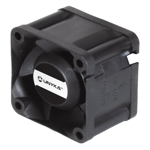 Ventilador Interno Para Servidores Unyka 40x40x28mm Doble Bola Conector 4 Pines Control De Temperatura